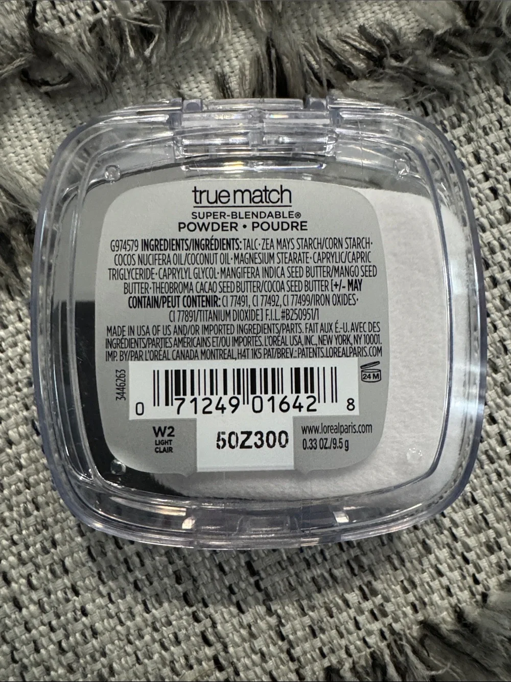 L'Oreal True Match Super-Blendable Powder W2 Light Beige Compact